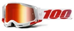 100% Racecraft 2 Goggles - Mirrored Lens St. Kith/Mirror Red [Blemished - Very Good]