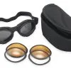 BOBSTER EYEWEAR Bobster Bugeye II Goggles -Motorcycle Goggles Sales Store Bobster Bugeye II Interchangeable Goggle