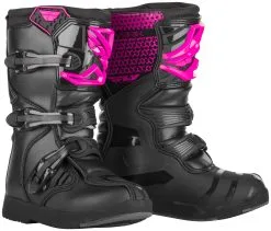 Fly Racing Dirt Fly Racing Youth Maverik Boots -Motorcycle Goggles Sales Store fly racing dirt youth maverik boot youth pink