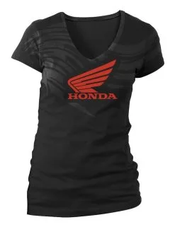 Honda Collection Honda Abstract Wings V-Neck Women's T-Shirt