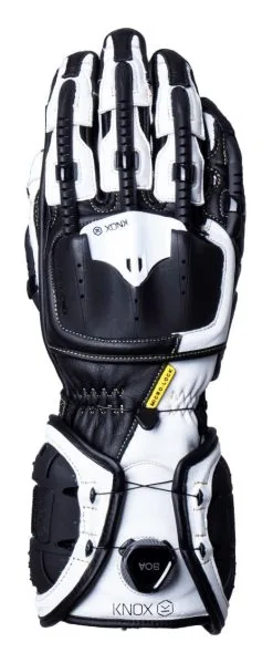 Knox Handroid MK4 Gloves -Motorcycle Goggles Sales Store knox handroid all mk4 black white