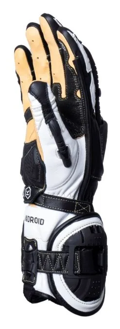 Knox Handroid MK4 Gloves -Motorcycle Goggles Sales Store knox handroid all mk4 black white 4