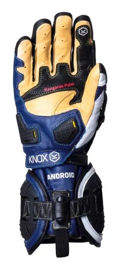 Knox Handroid MK4 Gloves -Motorcycle Goggles Sales Store knox handroid all mk4 blue 1